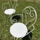 Wrought iron garden furniture
