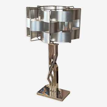 Lampe avec abat-jour de Max Sauze, 1970