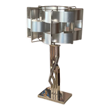 Lamp with lampshade by Max Sauze, 1970