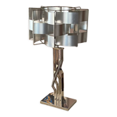 Lamp with lampshade by Max Sauze, 1970