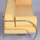 Canapé tubulaire en cuir jaune Bauhaus entièrement restauré, Robert Slezák, années 1930