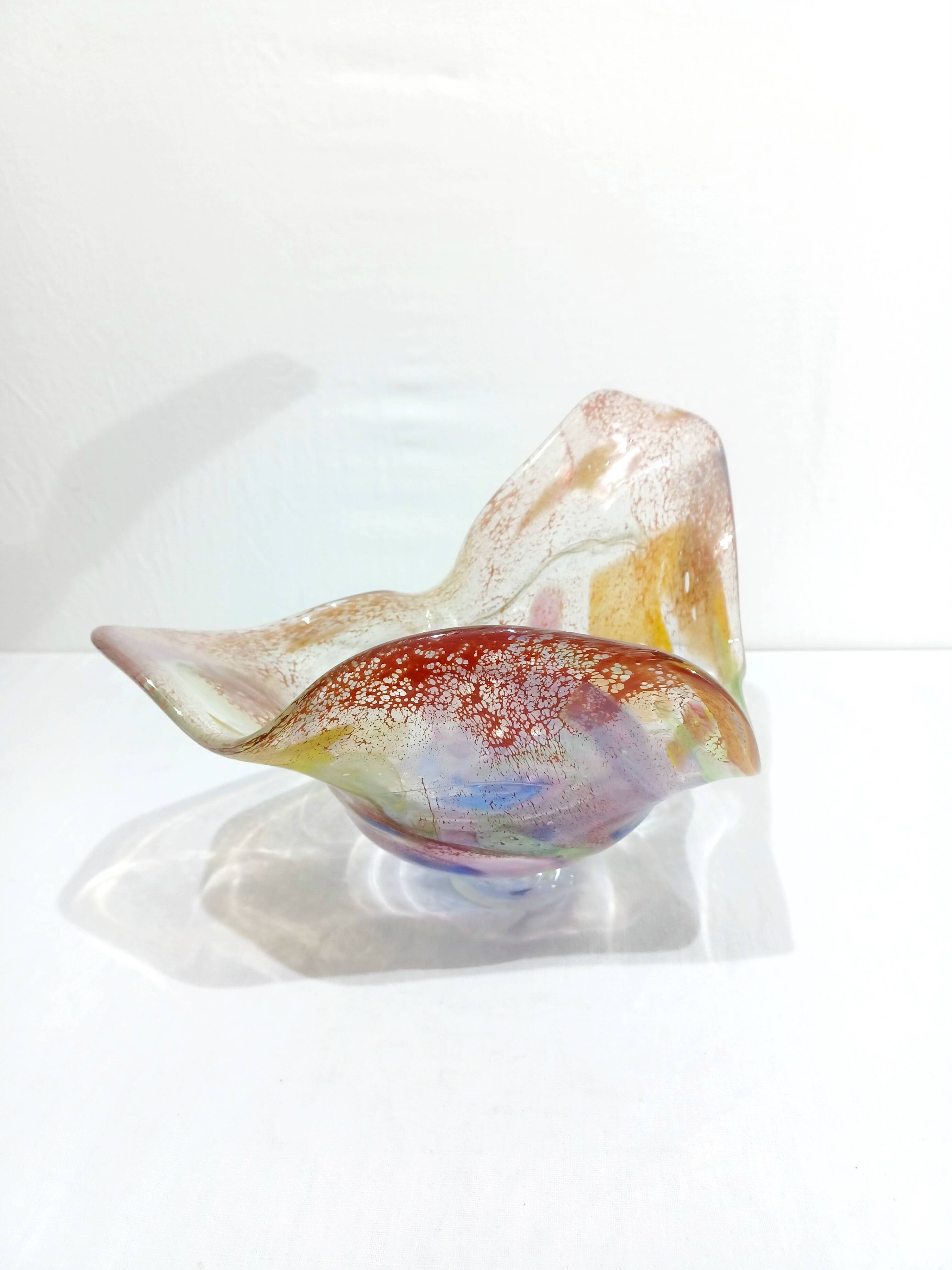 Coupe en verre soufflé Murano