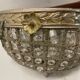 Crystal Beaded Flushmount 1980’s