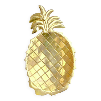 Vintage brass pineapple pocket emptier