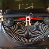 Typewriter old portable Mercedes