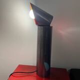Brushed steel lamp