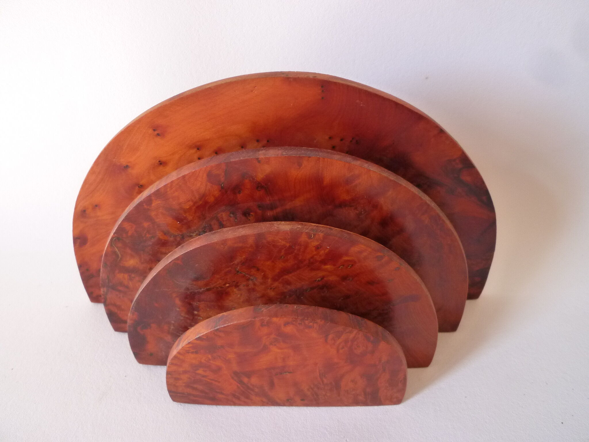 Old door-mail art deco Walnut