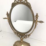Brass psyche mirror