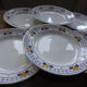 6 flat plates Digoin Sarreguemines model Ribeauville 200887
