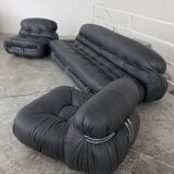 Soriana Set : Sofa and 2 Sofa Chairs by Afra and Tobia Scarpa for Cassina