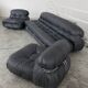 Soriana Set : Sofa and 2 Sofa Chairs by Afra and Tobia Scarpa for Cassina