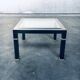Vintage Postmodern Brushed Metal Coffee Table from Belgo Chrom / Dewulf Selection, 1980s