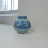 Art Deco Vase Gustavsberg Sgraffito Josef Ekberg, Sweden, 1922