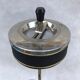 Brass ashtray on the leg from the 70's