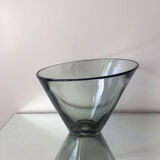 Asymmetrical Holmegaard bowl by Per Lutken