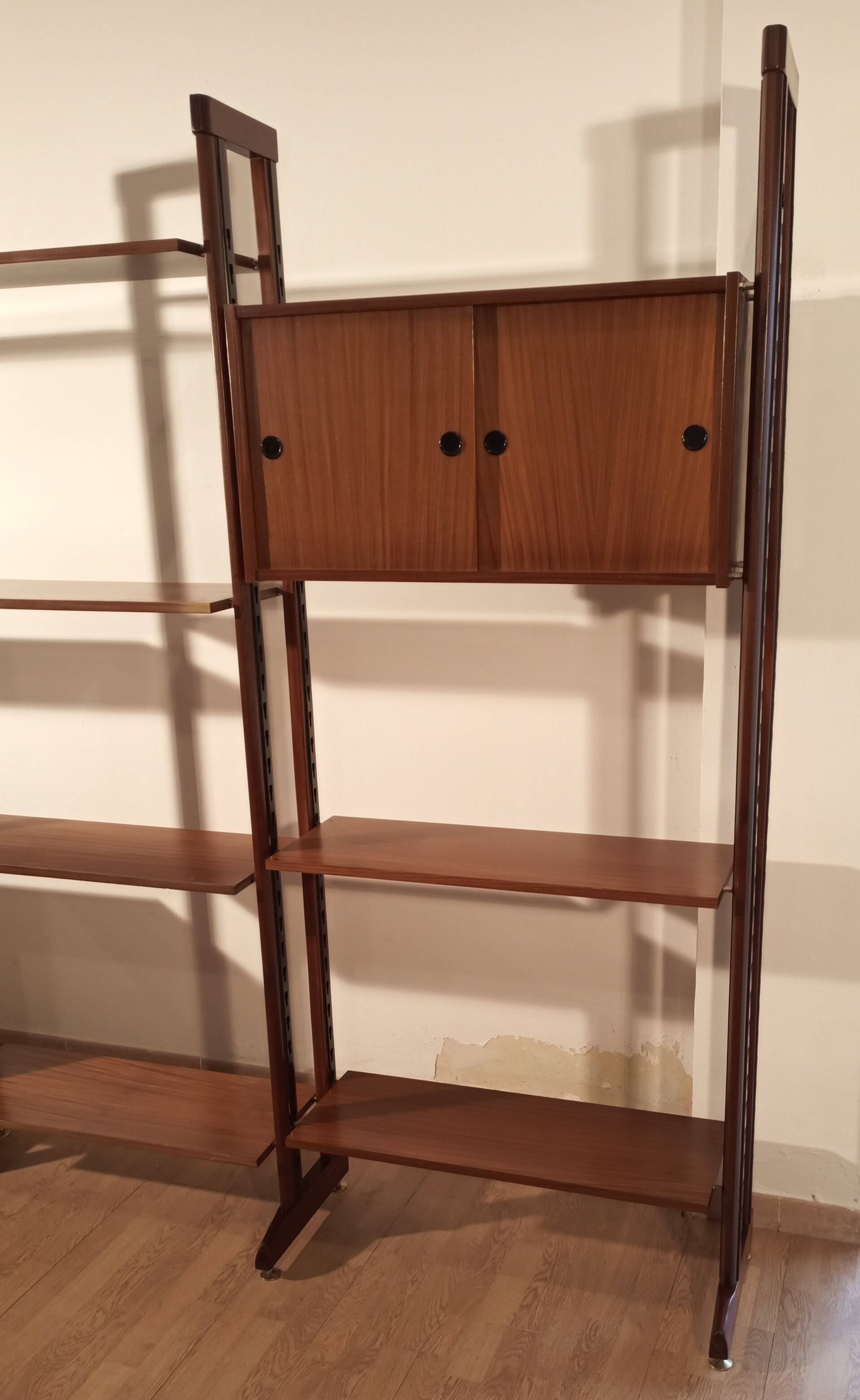 Vintage Modular Teak Bookcase, 1960s