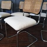 6 chairs cesca Marcel Breuer 1970