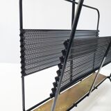 Vintage magazine holders by Mathieu Matégot, model "Harper's", 1950