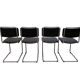 Ensemble de 4 chaises de salle à manger Gispen 101