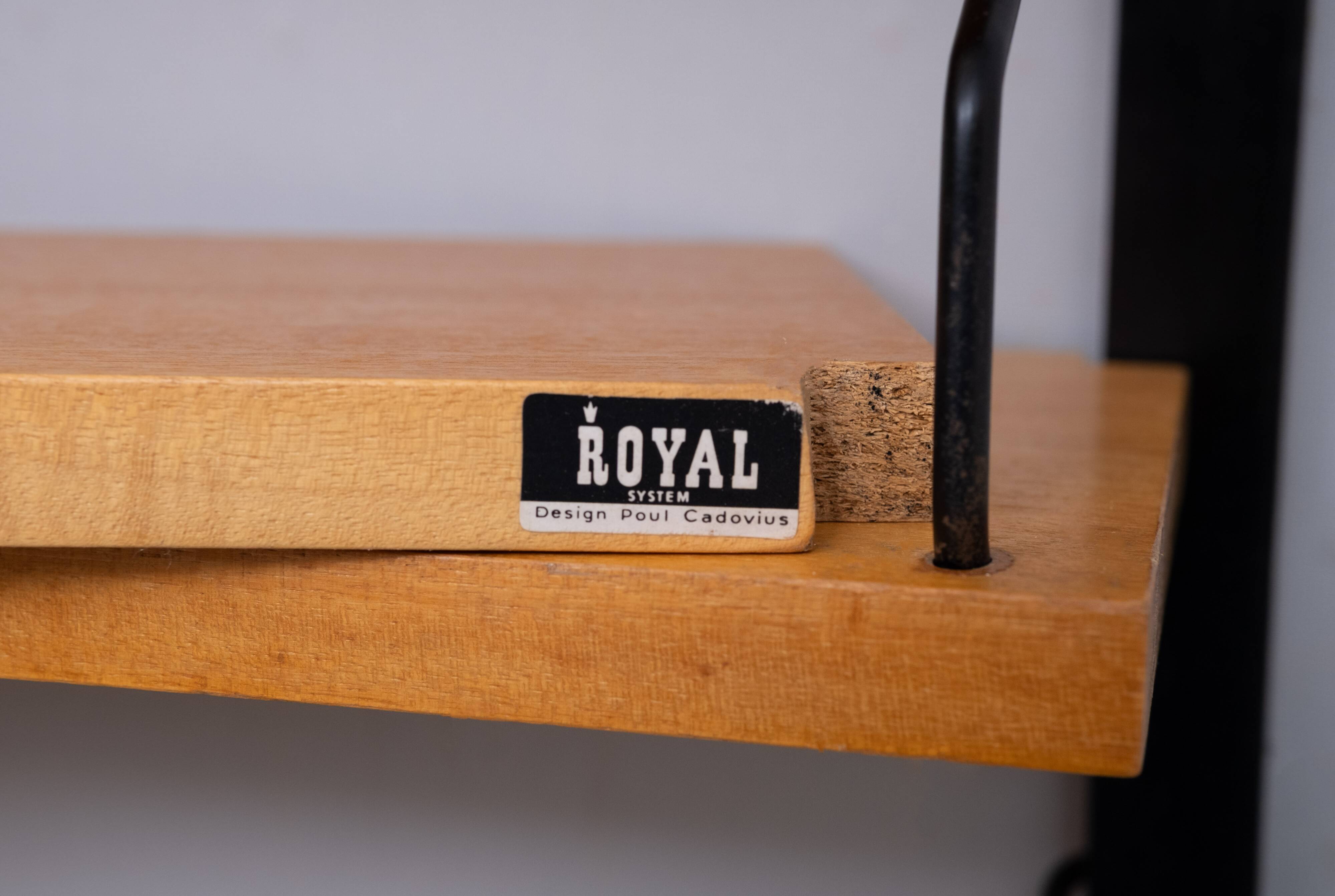 Poul Cadovius Royal System Beech wood Bookcase 1960s