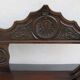 Restored antique Savonarole canapé with wax and yellow lacquer.