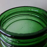 Bocal ancien en verre vert