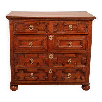 Jacobean Oak Commode 17th Century