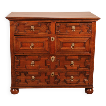 Jacobean Oak Commode 17th Century