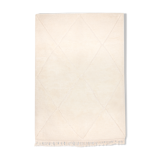 Berbere carpet beni ouarain ecru 246 x 173 cm