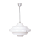 White Acrylic Ceiling Lamp Yki Nummi Style 1970s Italy