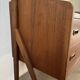Vintage Danish teak hairdresser from the 1960s stamped Ag Spjel Kobber.
