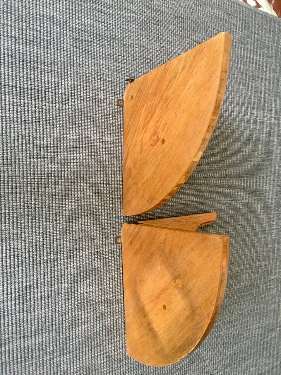 1950s corner shelves
