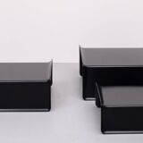Rosenthal Large Black Fiberglass nesting tables 1970s Germany