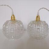 Pair of vintage walking lamps