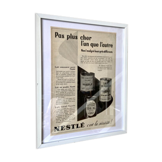 Affiche publicitaire Nestlé