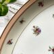 Large Limoges serving dish small flowers and gilding old porcelain Charles Ahrenfeldt