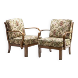Paire de fauteuils Thonet, structure en bois courbé, années 1940