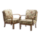 Paire de fauteuils Thonet, structure en bois courbé, années 1940.
