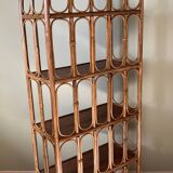 Rattan shelf