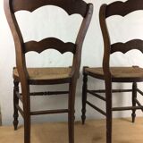Pair of mulched chairs
