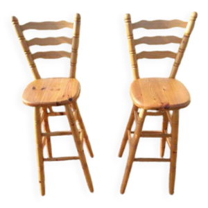 Paire de tabourets de