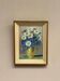 Mid-Century Oil on Panel “ Vase” by Sascher, Signed, Vintage & Framed 17 × 22cm