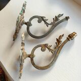 Appliques murales en laiton Rocaille