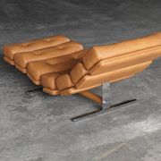 Lounge Chair in Cognac Leather by Ric Deforche for Gervan, Belgium, 1970s