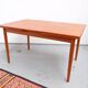 Teak dining table in retro vintage Danish style from the 60s-70s.