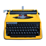 Nogamatic 400 yellow typewriter by Brother, 70s