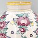 1950s Large Hand Painted Tupesy Ceramic Vase