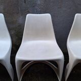 Set of 4 plastic chairs by Steen Ostergaard for Cado