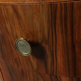 Art deco walnut desk