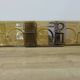 Set of 3 Guzzini trays, in smoked transparent ABS, 1970, Italy, vintage